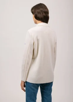 SAINT JAMES Vestes*Blazer en laine Charente Blanc