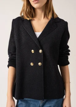 SAINT JAMES Vestes*Blazer en laine Charente Navy/champagne