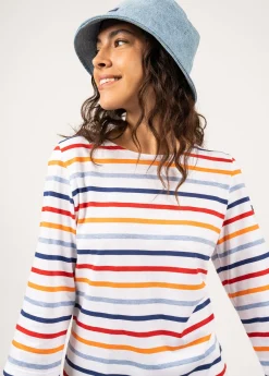 SAINT JAMES Bonnets & Chapeaux*Bob de plage uni Denimdelave