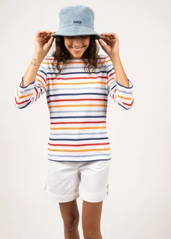 SAINT JAMES Bonnets & Chapeaux*Bob de plage uni Denimdelave