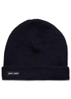 SAINT JAMES Bonnets & Chapeaux*Bonnet de quart uni Navy