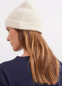 SAINT JAMES Bonnets & Chapeaux*Bonnet de quart uni Ecru