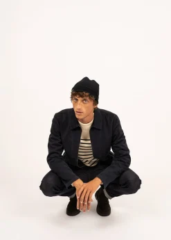 SAINT JAMES Bonnets & Chapeaux*Bonnet marin uni Cartier Navy