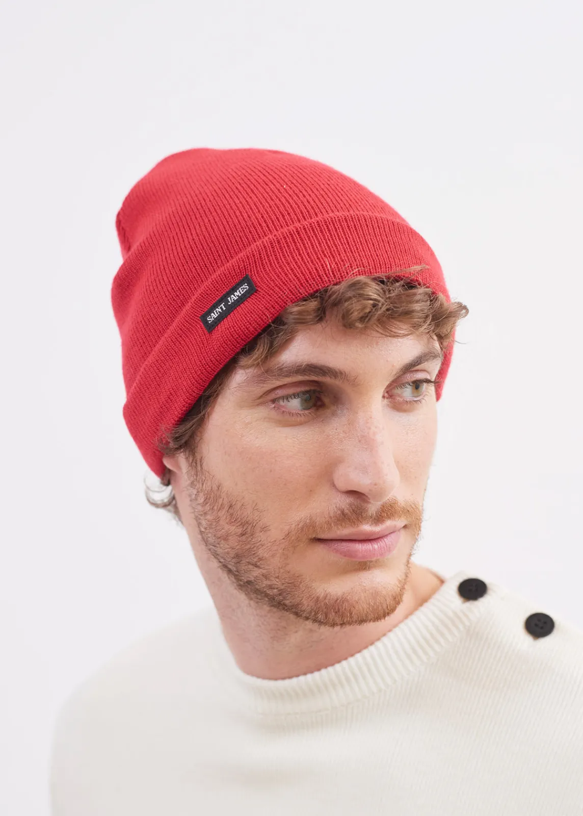 SAINT JAMES Bonnets & Chapeaux*Bonnet marin uni Cartier Tulipe