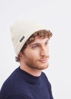SAINT JAMES Bonnets & Chapeaux*Bonnet uni Perle Ecru