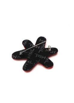 SAINT JAMES Broches*Broche brodée Etoile de mer Multico