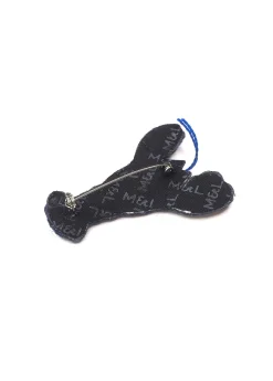 SAINT JAMES Broches*Broche brodée Homard coeur Or