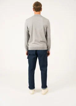 SAINT JAMES Pulls & Gilets*Cardigan zippé Colorado Gris/navy