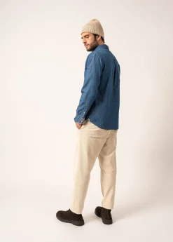 SAINT JAMES Chemises*Chemise en léger Ayden Denim