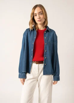 SAINT JAMES Chemises & Blouses*Chemise en jean Téa Cooperjean