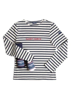 SAINT JAMES Draps De Plage*Drap de plage XXL+ en voile de coton léger Marine