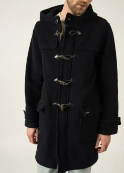 SAINT JAMES Cabans Et Manteaux*Duffle-coat Antarctique Navy