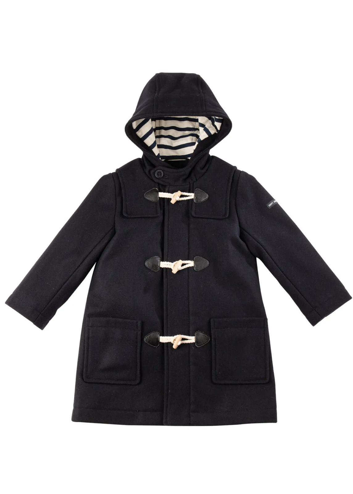 SAINT JAMES Cabans & Manteaux*Duffle-coat enfant St Malo Navy
