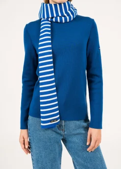 SAINT JAMES Echarpes & Foulards*Echarpe rayée Duguay Gitane/ecume