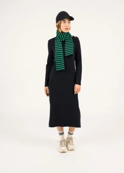 SAINT JAMES Echarpes & Foulards*Echarpe rayée Scarf Marine/trefle