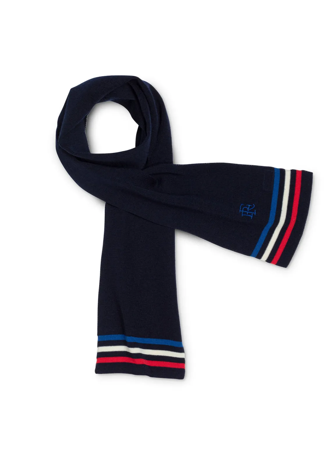 SAINT JAMES Echarpes & Foulards*Echarpe tricolore en laine Marine