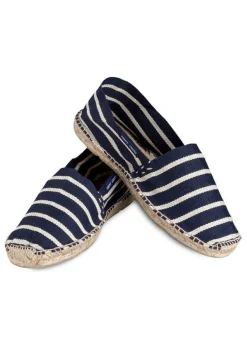 SAINT JAMES Chaussures Et Chaussettes*Espadrilles marinière homme Marine/blanc