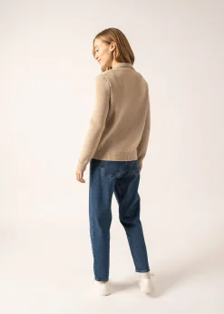 SAINT JAMES Pulls & Gilets*Gilet zippé Moutiers Beige