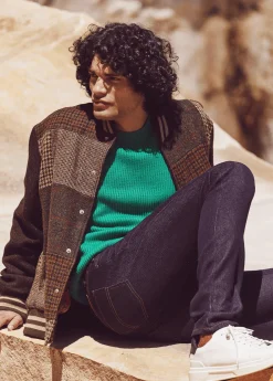 SAINT JAMES Pantalons & Shorts*Jean droit Alphonse Mérinos Marine