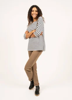 SAINT JAMES Marinières*Marinière anti-UV Phare Neige/navy