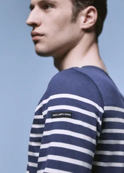 SAINT JAMES Marinières*Marinière en coton Le Phare Marine/ecru