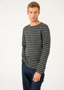 SAINT JAMES Marinières*Marinière mixte Meridien Vegetal/navy