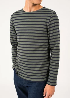 SAINT JAMES Marinières*Marinière mixte Meridien Vegetal/navy