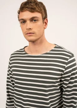 SAINT JAMES Marinières*Marinière mixte Minquiers Vegetal/ecume