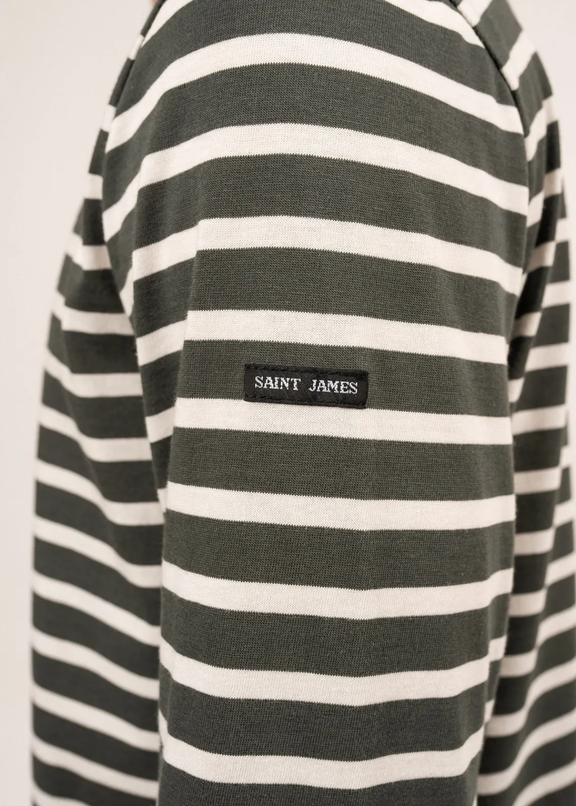 SAINT JAMES Marinières*Marinière mixte Minquiers Vegetal/ecume