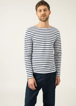 SAINT JAMES Marinières*Marinière mixte Minquiers Neige/marine