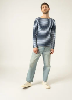 SAINT JAMES Marinières*Marinière mixte Minquiers Marine/neige