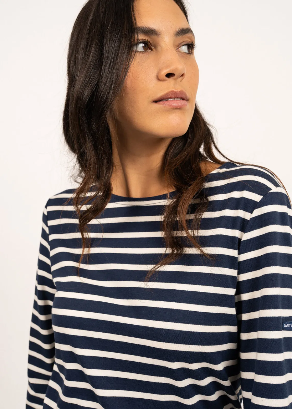 SAINT JAMES Marinières*Marinière mixte Minquiers Marine/ecru