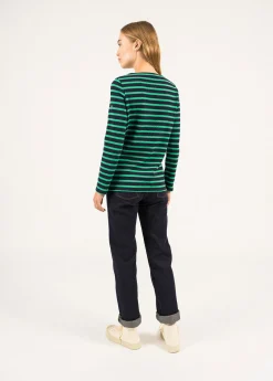 SAINT JAMES Marinières*Marinière Méridame Navy/trefle