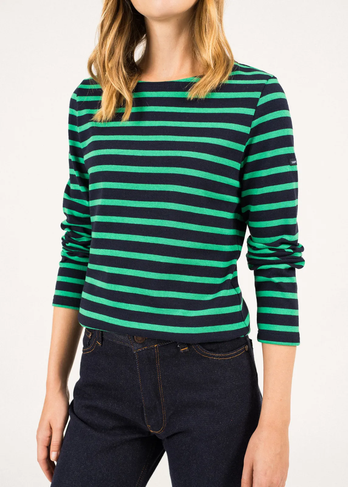 SAINT JAMES Marinières*Marinière Méridame Navy/trefle