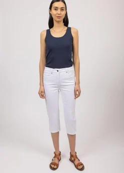 SAINT JAMES Pantalons & Shorts*Pantacourt Elodie Blanc