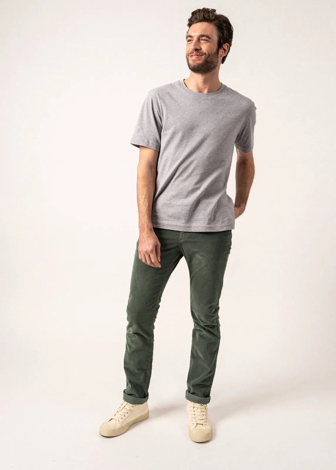 SAINT JAMES Pantalons & Shorts*Pantalon en velours Will Vegetal