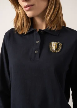 SAINT JAMES Polos & T-shirts*Polo en coton Soline Amiral