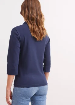 SAINT JAMES Polos & T-shirts*Polo manches 3/4 Oléron Marine