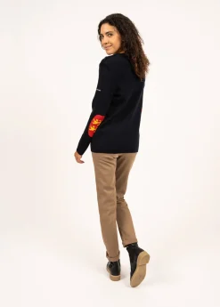 SAINT JAMES Pulls Marins*Pull Brégançon Normandie Navy/multico