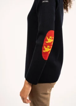 SAINT JAMES Pulls Marins*Pull Brégançon Normandie Navy/multico