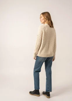 SAINT JAMES Pulls & Gilets*Pull col montant Cardiff Ecume