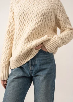 SAINT JAMES Pulls & Gilets*Pull col montant Cardiff Ecume