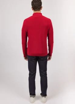 SAINT JAMES Pulls & Gilets*Pull col montant zippé Loup de mer Persan