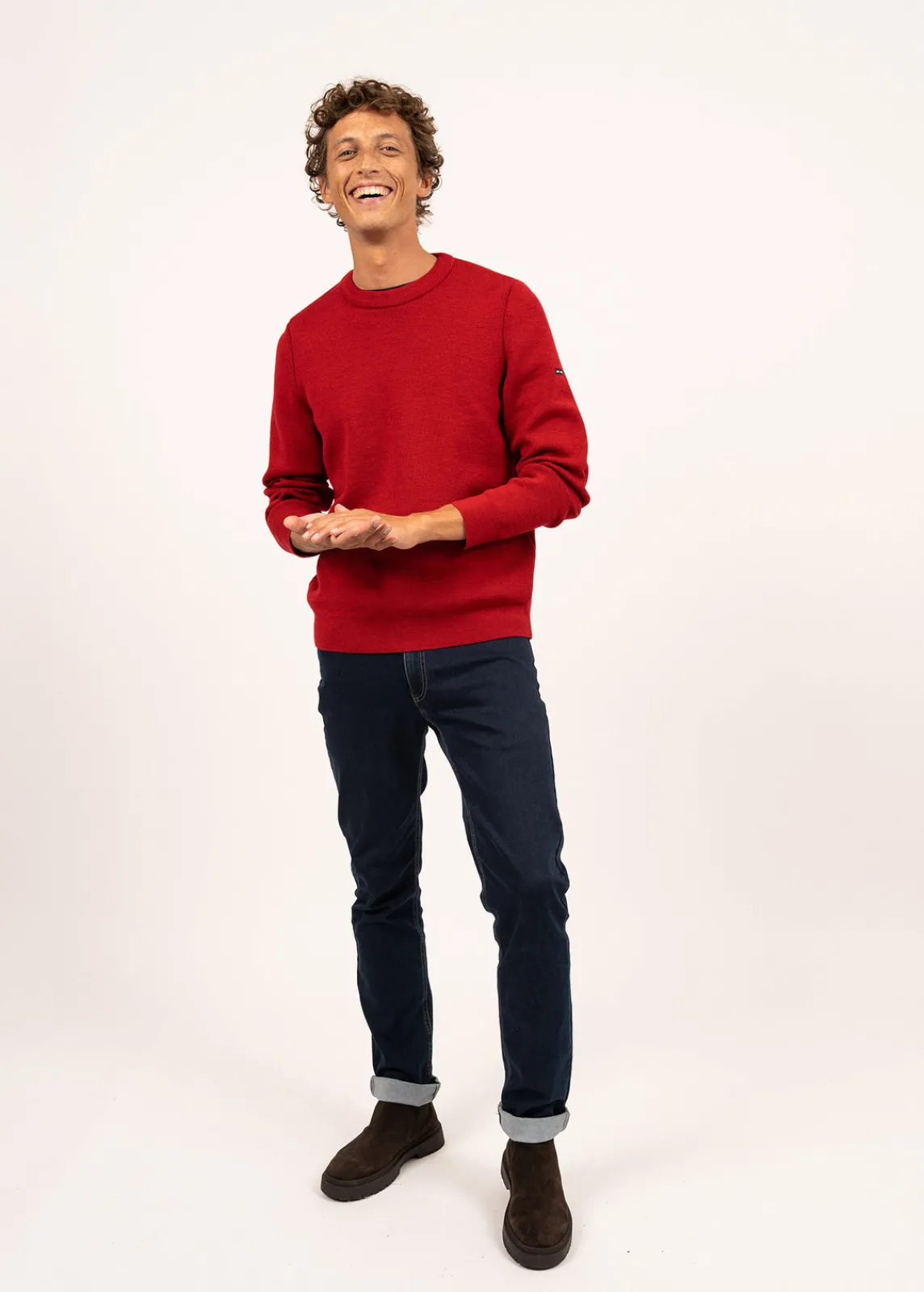 SAINT JAMES Pulls Marins*Pull col rond Locronan Medoc