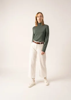 SAINT JAMES Pulls & Gilets*Pull col roulé Houat Vegetal