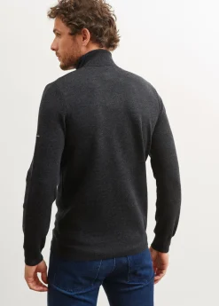 SAINT JAMES Pulls & Gilets*Pull col roulé Lery Anthracite