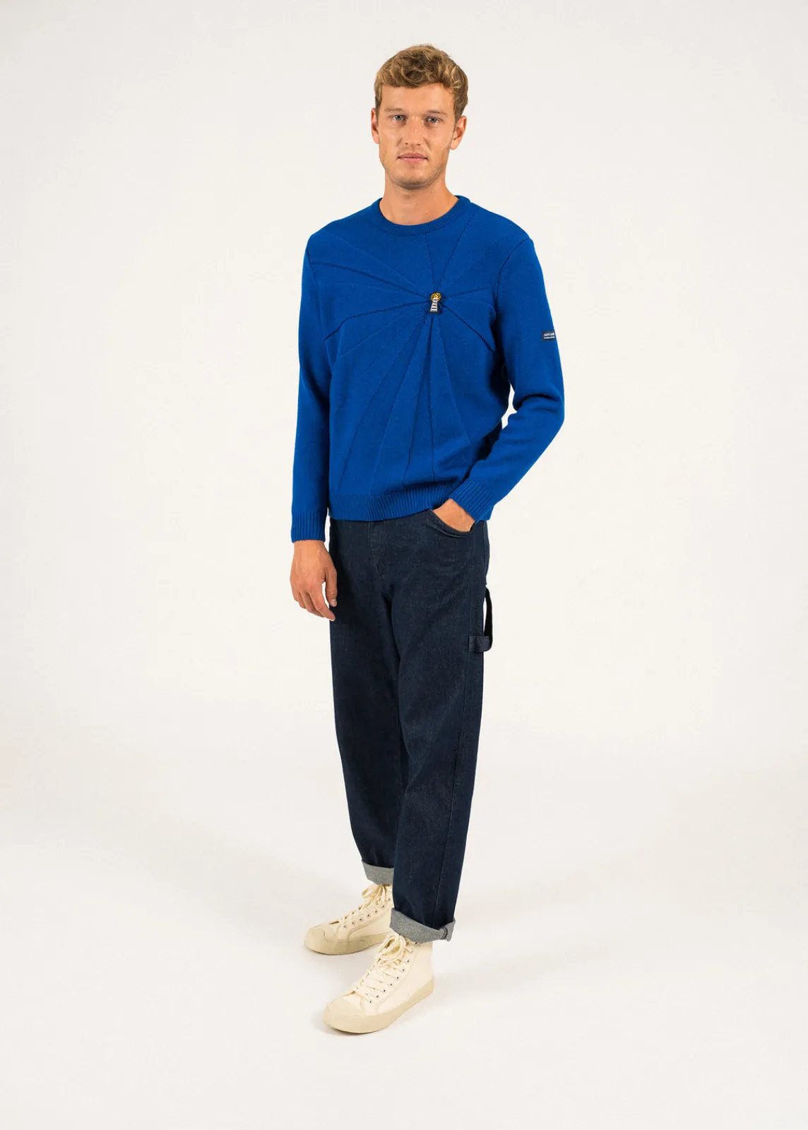 SAINT JAMES Pulls & Gilets*Pull en laine à broche Phare Gitane