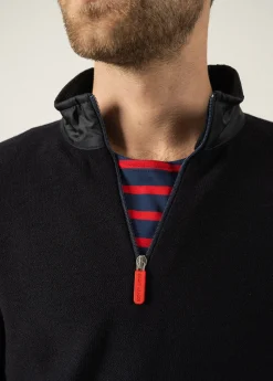 SAINT JAMES Pulls & Gilets*Pull en laine mélangée Pomeroy Navy