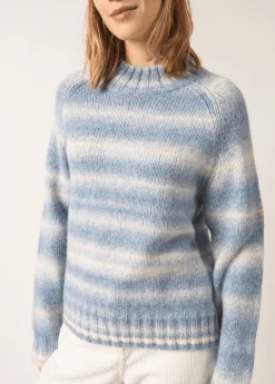 SAINT JAMES Pulls & Gilets*Pull imprimé Everest Cielchine