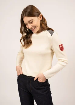 SAINT JAMES Pulls Marins*Pull marin Combe Arpin Ecume